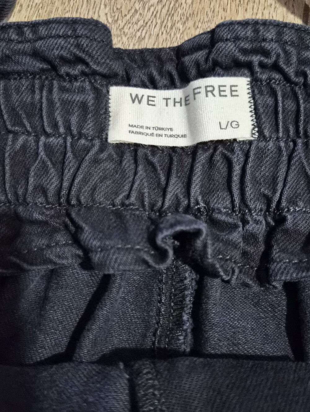 Nwt Free People We The Free Lumy One Piece Wide Leg Black Jumpsuit Size Large - Picture 12 of 13